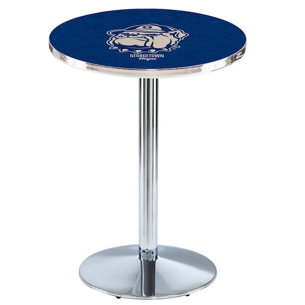 42" Chrome Georgetown Pub Table